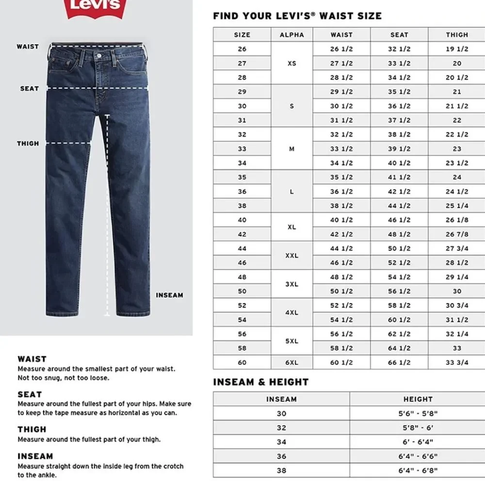 Levi's‎ Jeans Men's 550 Relaxed Fit Straight Leg Blue Rinse Denim Mid Rise 38 32